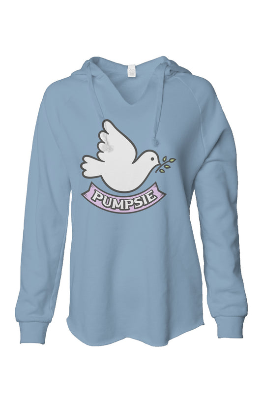 Womens Dove Sage Wash Hooded Sweatshirt